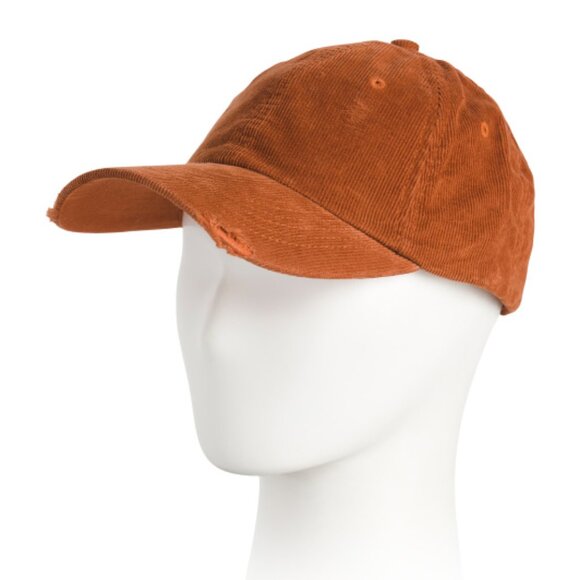 NEW SAN DIEGO HAT Women's Distressed Corduroy Baseball Cap rust 161tn - Picture 1 of 3